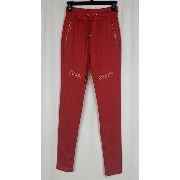 Guapi by Aaron‎ Wilhelm Men’s Size 28 Limited Edition DOA Track Pants Red